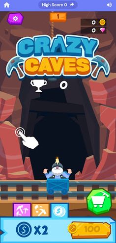 Crazy Caves - Screenshot 2