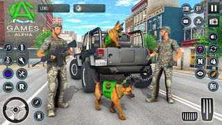 Truck Transport Army Car Games - Screenshot 1