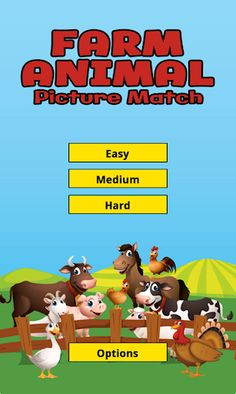 Farm Animal Picture Match - Screenshot 2