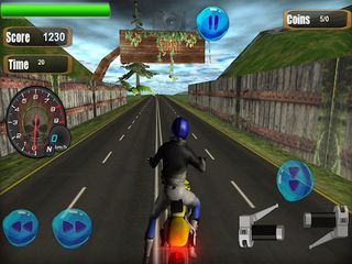 Stunt bike rider in jungle - Screenshot 3