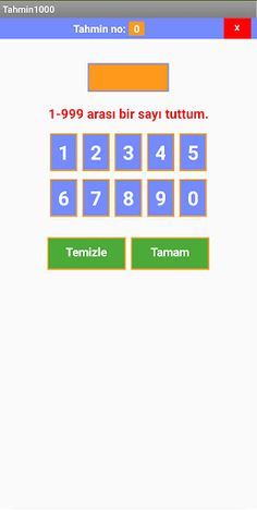 Tahmin1000 - Screenshot 1