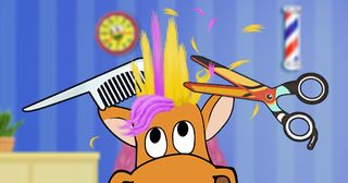 Hair Salon for kids - Dino Fun - Screenshot 2
