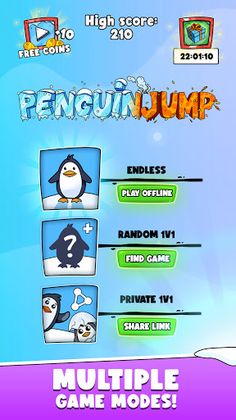 Penguin Jump Multiplayer Game - Screenshot 1