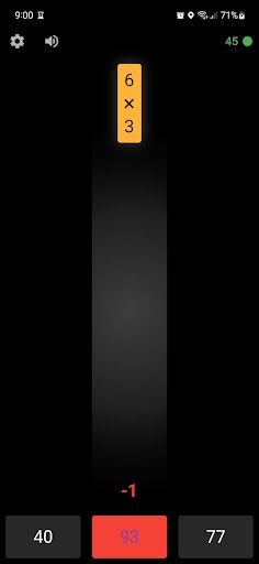 Slide Number - Math speed Game - Screenshot 3