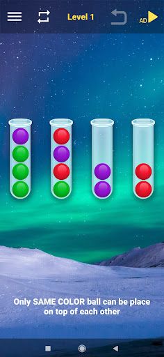 Ball Sort Color Puzzles - Screenshot 1