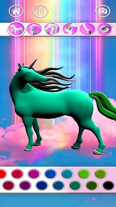 Unicorn Coloring Color Book - Screenshot 1