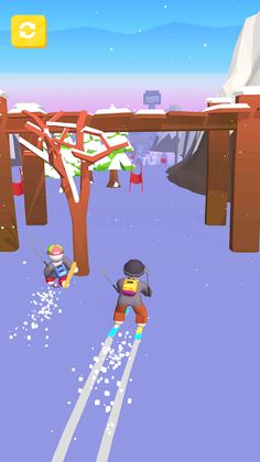 Ski Race 3D - Screenshot 3
