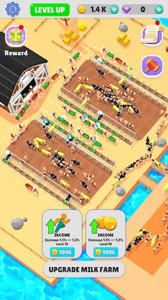 Idle Cow Farm Tycoon - Screenshot 2
