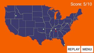 Blind Map USA - Screenshot 3