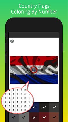 Flag Country Coloring ByNumber - Screenshot 3