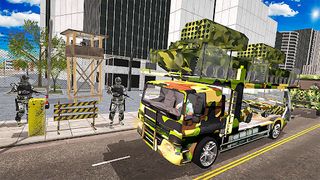 Army Truck Vehicle Transporter - Screenshot 1