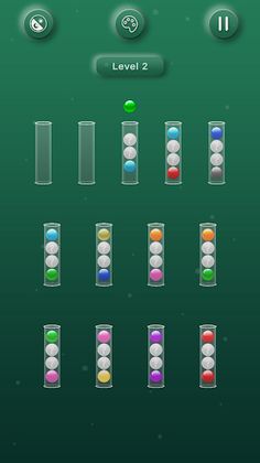 Bubble Swipe Color Sort - Screenshot 1