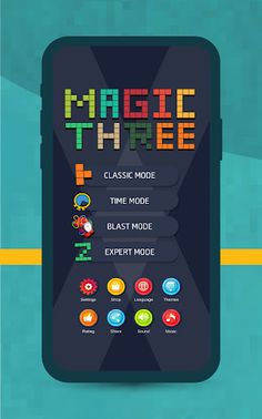 Magic Three Puzzle Brain Game - Screenshot 1