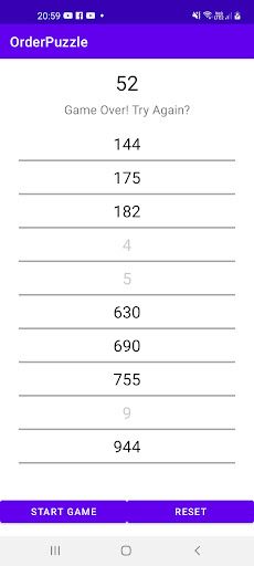 OrderPuzzle - Screenshot 1