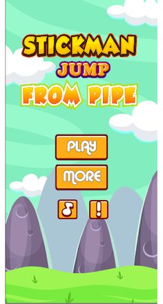 Stickman : Jump From Pipe - Screenshot 1