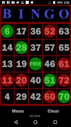 Bingo Player - Screenshot 1