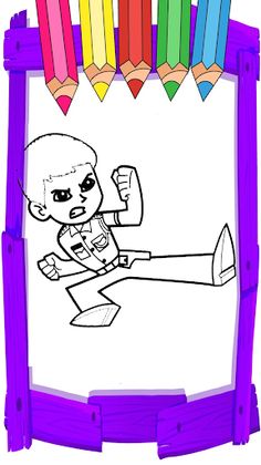 Little Singham :coloring book - Screenshot 1