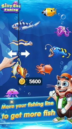 Cat Fishing—Silly Cat Game - Screenshot 1