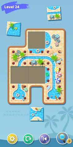 IQ Puzzles Swimming Pool - Screenshot 2