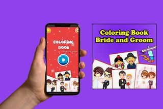 Bride And Groom Wedding Color - Screenshot 1