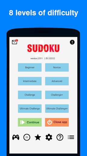 Sudoku - 5700 original puzzles - Screenshot 2