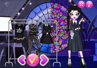 Wednesday Dress Up: Girl Games - Screenshot 1