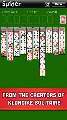Spider Solitaire - Screenshot 2