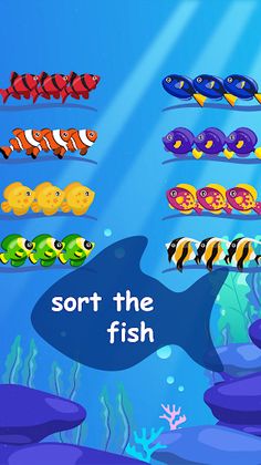 Fish Sorting - Color Puzzle - Screenshot 2