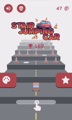 Stair Jumping Car - Hardest - Screenshot 1