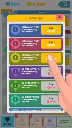 Idle Shapes Factory - Screenshot 4