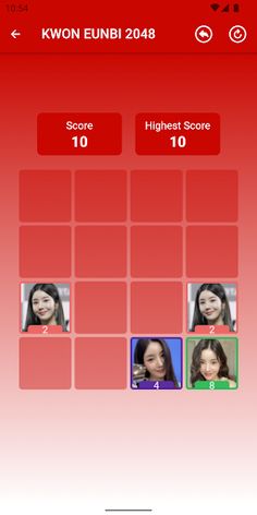 KWON EUNBI 2048 Game - Screenshot 3