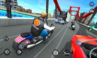 Gangster City Bike Racing Game - Screenshot 1