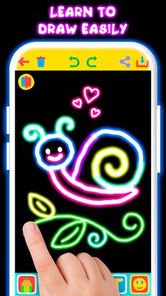 Drawing For Kids - Glow Draw - Screenshot 4
