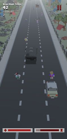 Zombie on the road - Screenshot 3