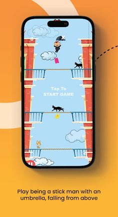 Stick Man - Falling Boss - Screenshot 2