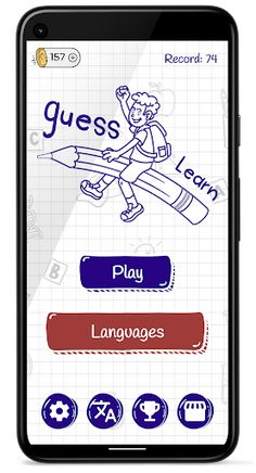 Hangman Kids - Word game - Screenshot 1