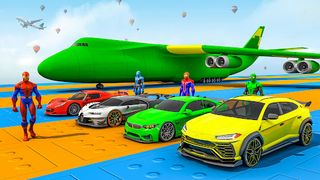 Superhero Car Games: Mega Ramp - Screenshot 2