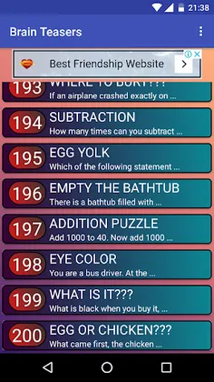 Brain Teasers - Screenshot 2