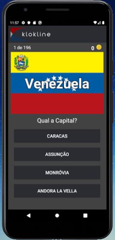 196 Capitais Países Desafio - Screenshot 2