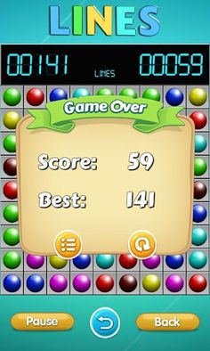 Lines Color Balls - Brain Game - Screenshot 4