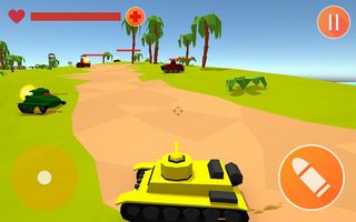 Craft Cube Tank Battle 3D Wars - Screenshot 2