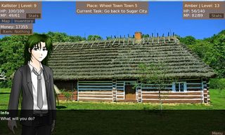 Flower Field Visual Novel RPG - Screenshot 1