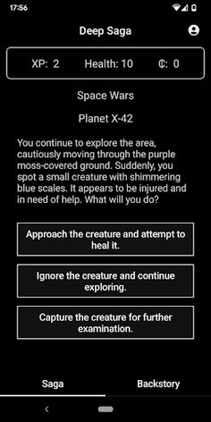 Deep Saga: AI Text RPG - Screenshot 2