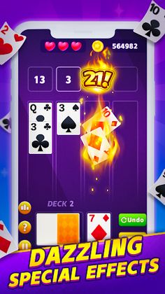 21 craft: blackjack solitaire - Screenshot 2