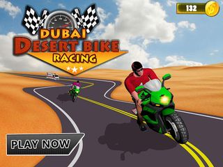 Dubai Desert Bike Racing: High - Screenshot 1