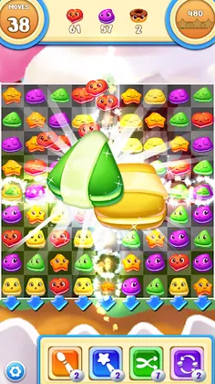 Macaron Pop : Sweet Match 3 - Screenshot 2