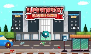 Supermarket Cleaning Games - Screenshot 1