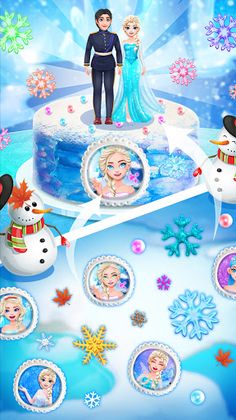 Icy Princess & Prince Cake - Screenshot 3