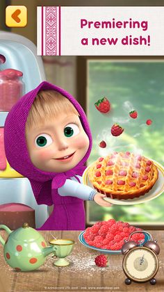 Masha and the Bear Food Games - Screenshot 1