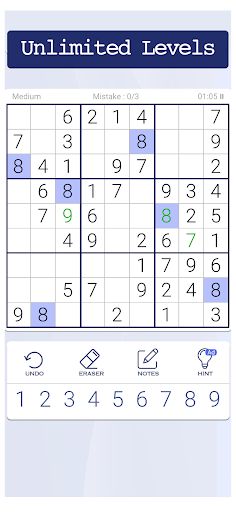 Sudoku Classic Brain Game - Screenshot 2